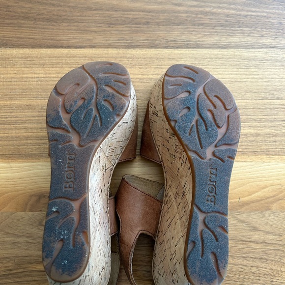 Born Brown Leather Sandals - Picture 3 of 3